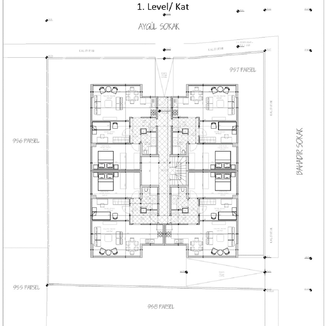 Condo Building With Sea Views Qty 4 Sea View Condos each over 100m2 (3 bedroom 2 bath), Qty 8 Condos 65m2 each (2 bedroom, 1 bath)